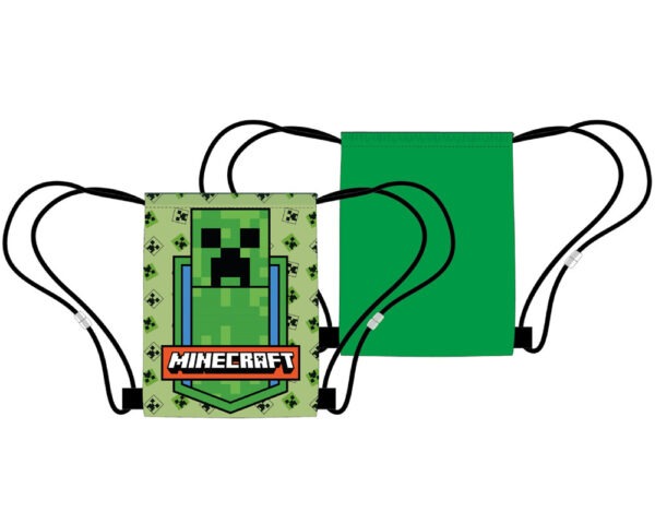 Minecraft Green Zone sporttáska, tornazsák 40 cm - Image 3