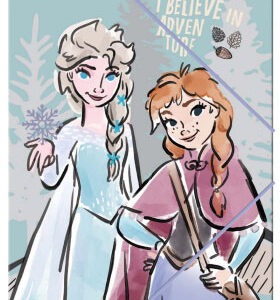 Disney Jégvarázs Adventure A/4 gumis mappa