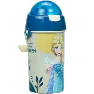 Disney Jégvarázs Together műanyag szívószálas kulacs akasztóval 500 ml
