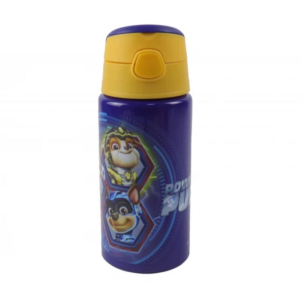 Mancs Őrjárat Power Up alumínium szívószálas kulacs akasztóval 500 ml - Image 2