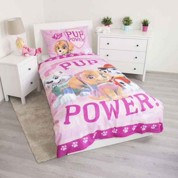 Mancs Őrjárat Pup Power ágyneműhuzat 140×200cm, 70×90 cm - Image 2