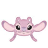 Disney Lilo és Stitch, A csillagkutya Angel Pink 3D formapárna, díszpárna 35 cm - Image 2
