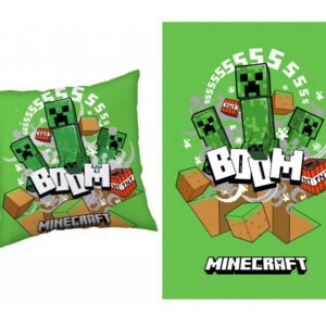 Minecraft párna és takaró szett