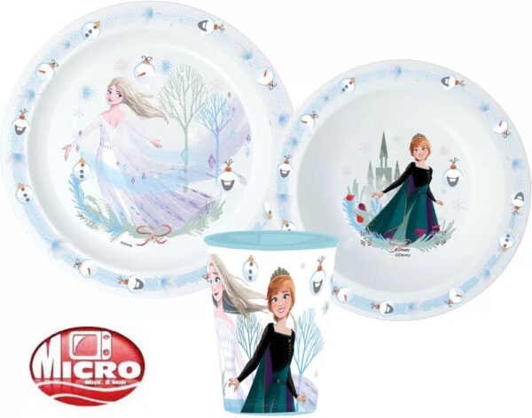 Disney Jégvarázs Royally Cool Karácsonyi kötény és műanyag étkészlet szett - Image 3
