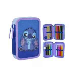 Disney Lilo és Stitch, A csillagkutya tolltartó töltött 2 emeletes