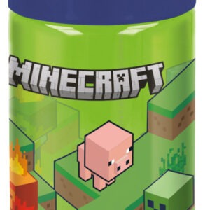 Minecraft Creeper Hydro műanyag szívószálas kulacs 430 ml