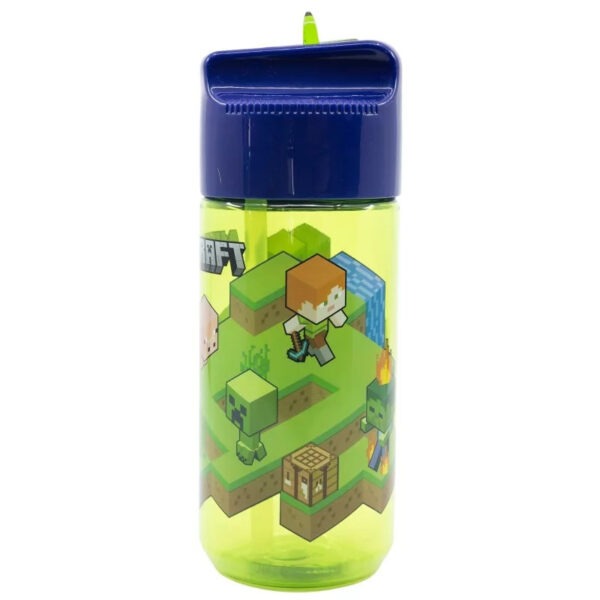 Minecraft Creeper Hydro műanyag szívószálas kulacs 430 ml - Image 2