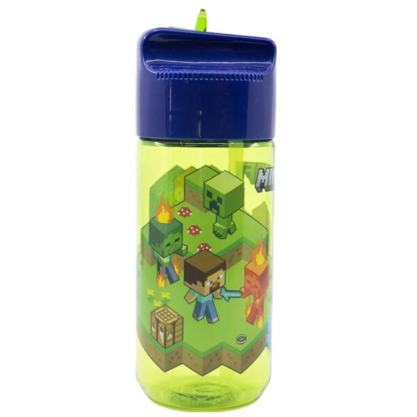 Minecraft Creeper Hydro műanyag szívószálas kulacs 430 ml - Image 3
