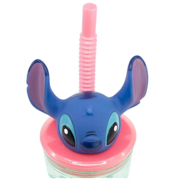 Disney Lilo és Stitch, A csillagkutya Easily Distracted 3D műanyag szívószálas pohár 360 ml - Image 4