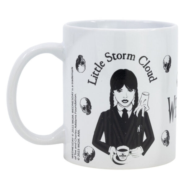 Wednesday Nevermore porcelán bögre 325 ml (11 oz) Díszdobozban - Image 2