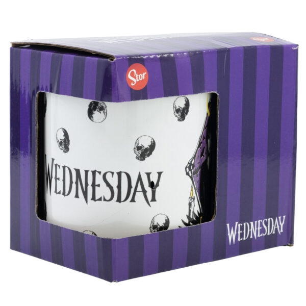 Wednesday Nevermore porcelán bögre 325 ml (11 oz) Díszdobozban - Image 4