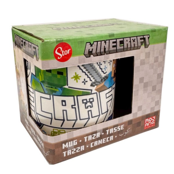 Minecraft Explore More porcelán bögre 235 ml (8 oz) Díszdobozban - Image 4
