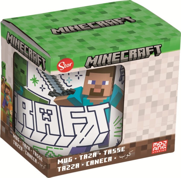 Minecraft Explore More porcelán bögre 235 ml (8 oz) Díszdobozban - Image 7