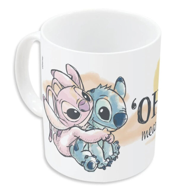 Disney Lilo és Stitch, A csillagkutya Family porcelán bögre 325 ml (11 oz) Díszdobozban - Image 2