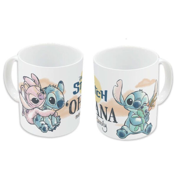 Disney Lilo és Stitch, A csillagkutya Family porcelán bögre 325 ml (11 oz) Díszdobozban - Image 4