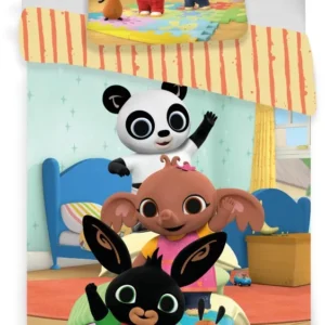 Bing Playtime gyerek, ovis ágyneműhuzat 100×135cm, 40×60 cm