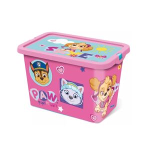 Mancs Őrjárat Girl Pinky műanyag tároló doboz 7 L