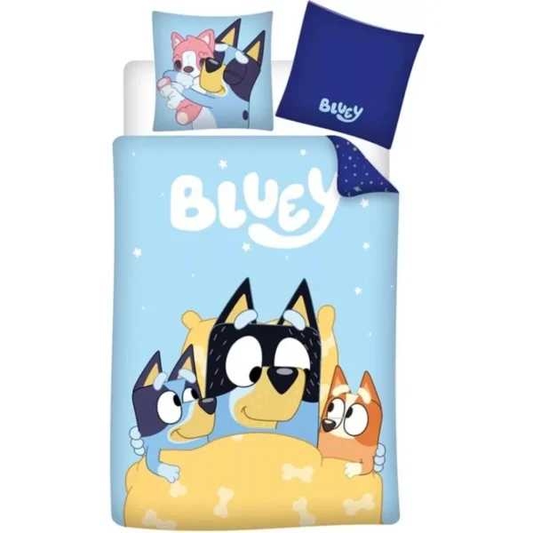 Bluey Night ágyneműhuzat 140×200cm, 65×65 cm