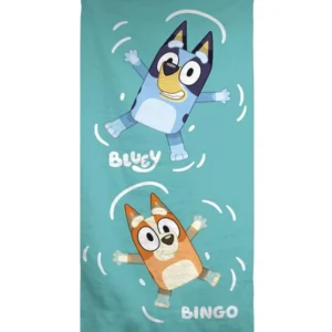 Bluey Playtime fürdőlepedő, strand törölköző 70x140cm (Fast Dry)