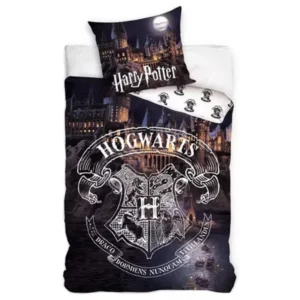 Harry Potter Castle Night ágyneműhuzat 140×200cm, 70×90 cm