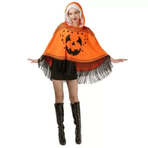 Tök Scary felnőtt poncsó, jelmez kiegészítő M
