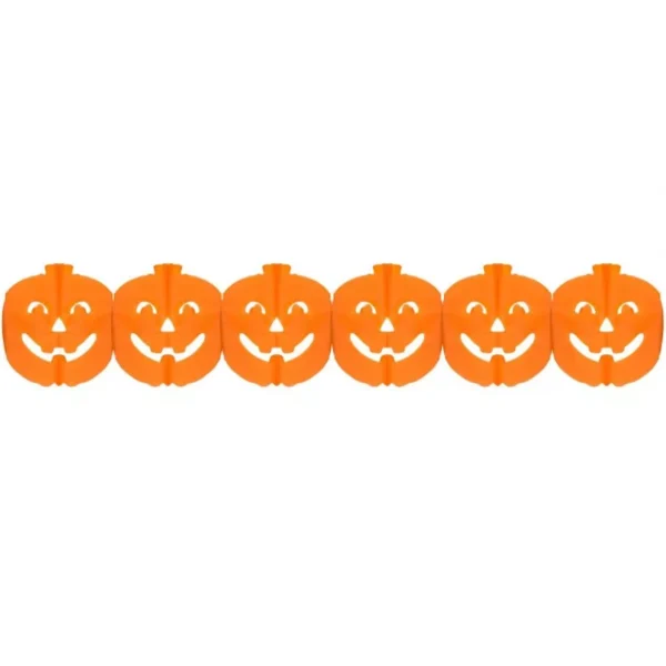 Halloween Tök papír girland 300 cm