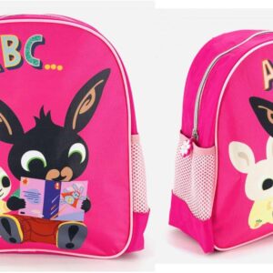 Bing pink Hátizsák italtartóval, táska 30 cm