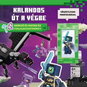 LEGO Minecraft – Kalandos út a végbe – Kereső és matricás foglalkoztatókönyv