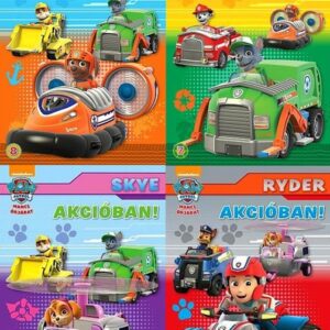 Paw Patrol – Mancs Őrjárat akcióban! – 4 kötetes foglalkoztató könyvcsomag
