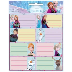 Disney Jégvarázs Forever füzetcímke 16 db-os