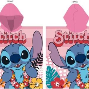 Disney Stitch OHANA Means Family törölköző poncsó 50x100 cm (Fast Dry)