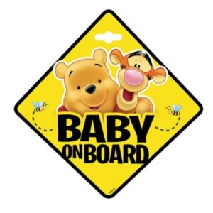 Baby on Board Micimackó tábla