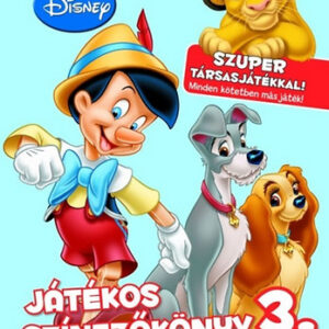 Disney - Játékos színezőkönyv 3. - Szuper társasjátékkal!