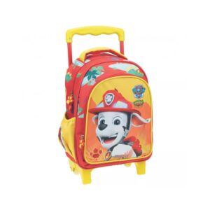 Mancs Őrjárat Dino Rescue gurulós ovis hátizsák, táska 30 cm