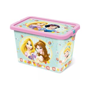 Disney Hercegnők Tea Party műanyag tároló doboz 7 L