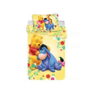 Disney Micimackó Eeyore gyerek, ovis ágyneműhuzat 100×135 cm, 40×60 cm