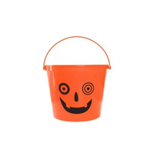 Halloween Tök Crazy cukorka gyűjtő vödör 14,5x11,5 cm