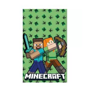 Minecraft Battle kéztörlő, arctörlő, törölköző 30x50cm