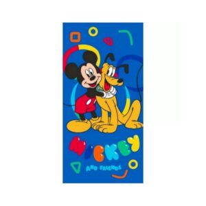 Disney Mickey Pluto Joy fürdőlepedő, strand törölköző 70x140 cm (Fast Dry)