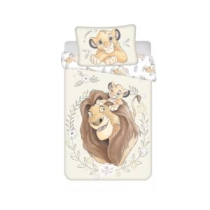 Disney Az Oroszlánkirály Simba gyerek, ovis ágyneműhuzat 100×135 cm, 40×60 cm