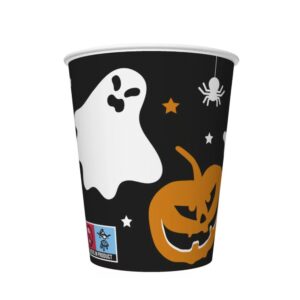 Halloween Scary Black papír pohár 8 db-os 250 ml