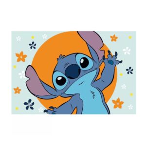 Disney Lilo és Stitch, A csillagkutya Tropical Vibes lábtörlő, fürdőszobai kilépő 40x60 cm