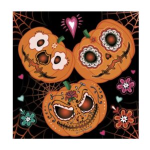 Halloween Mexican Pumpkins szalvéta 20 db-os 33x33 cm