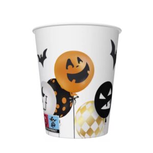 Halloween Scary Balloons papír pohár 8 db-os 250 ml